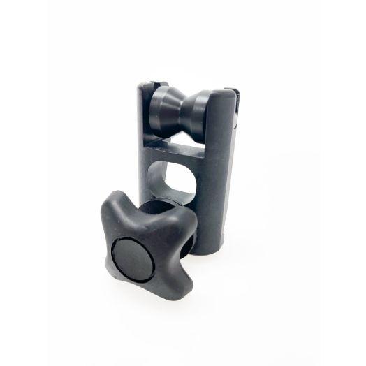 Adjustable nylon block w/ knob and washers