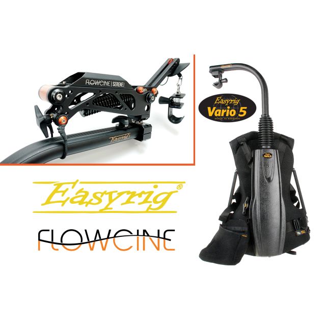 Easyrig Vario 5 - Gimbal Rig Vest and 5" Extended Arm with Flowcine Serene Preinstalled